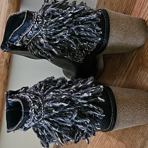 Miista leather boots with cool wool detail - Picture 3 of 4